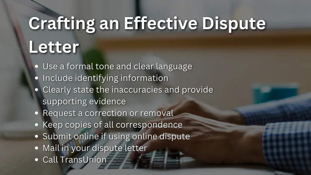 Crafting an Effective Dispute Letter
